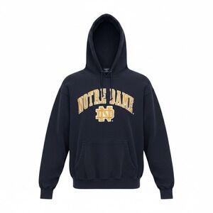 Notre Dame Fighting Irish Hoodie Pullover Sweatshirt Mens M Navy Blue84